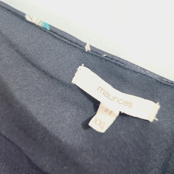 25. Maurices Plus Size Ruffled Floral Wrap Dress - Picture 7 of 7